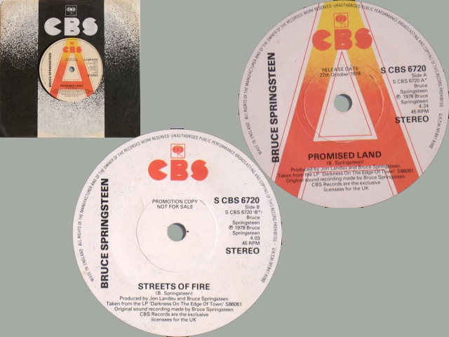 Bruce Springsteen - THE PROMISED LAND / STREETS OF FIRE